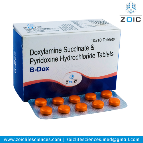 Doxylamine Succinate and Pyridoxine hydrochloride Tablets