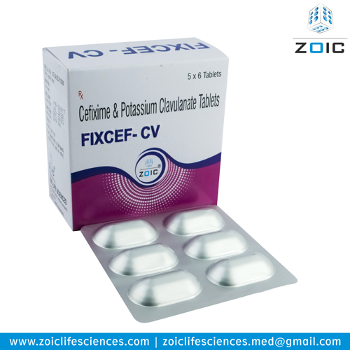 Cefixime 200 mg & Clavulanic Acid 125 mg Tablets