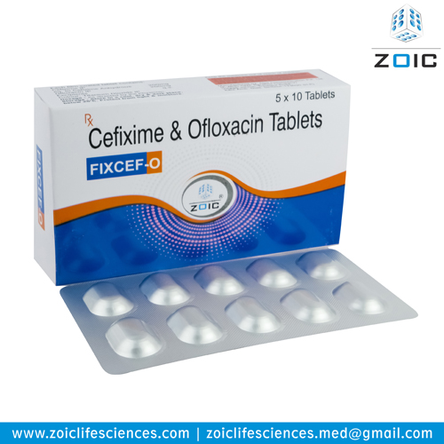 Cefixime 200 mg & Ofloxacin 200 mg Tablets