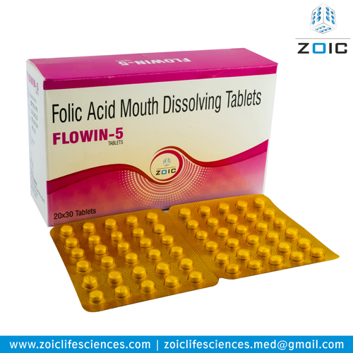 Folic Acid 5 mg Tablet