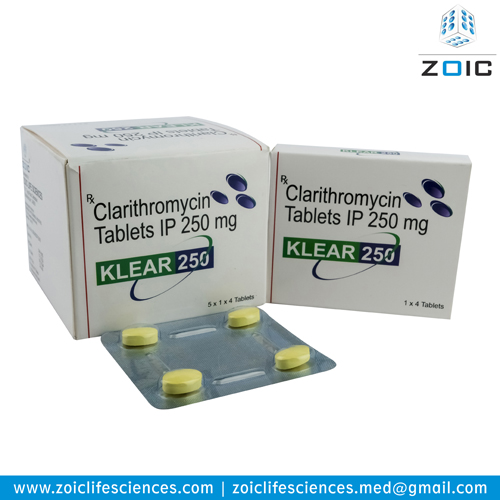 Clarithromycin 250 mg Tablets 