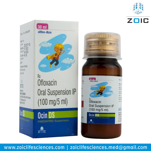 Ofloxacin 100 mg /5ml Suspension