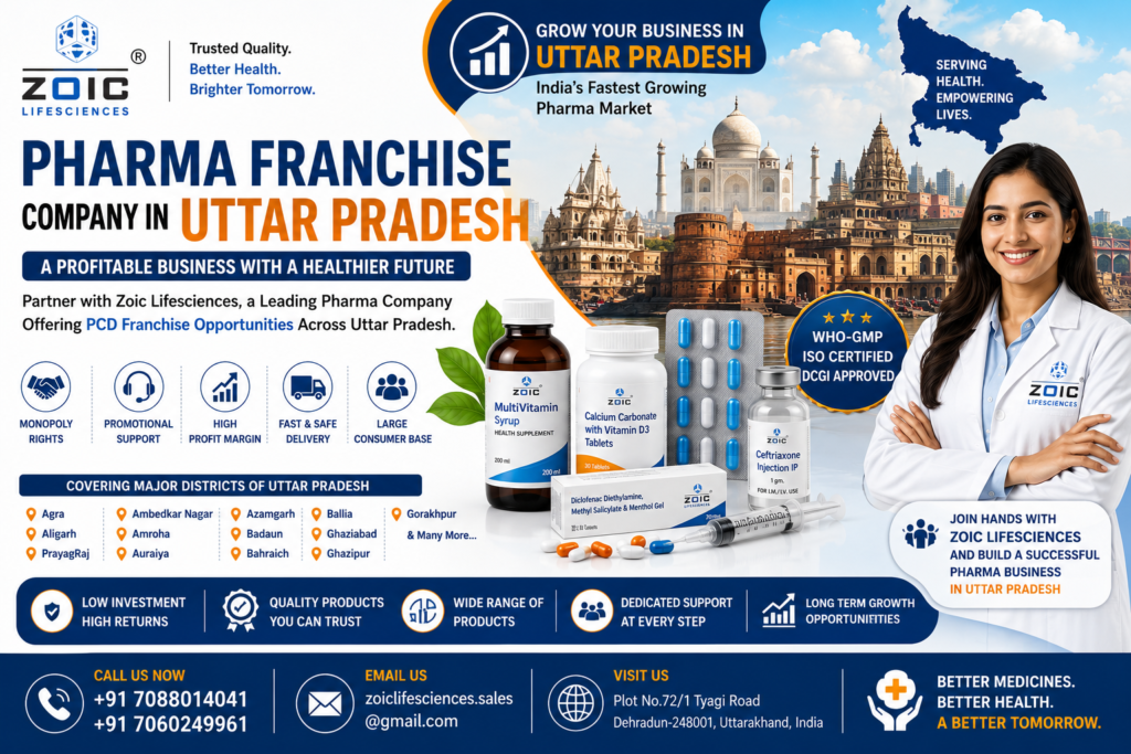 Pharma Franchise Company in Uttar Pradesh